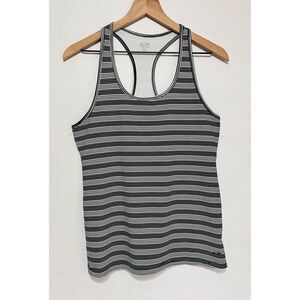 Champion Black And White Striped Tank Top   Sz XL